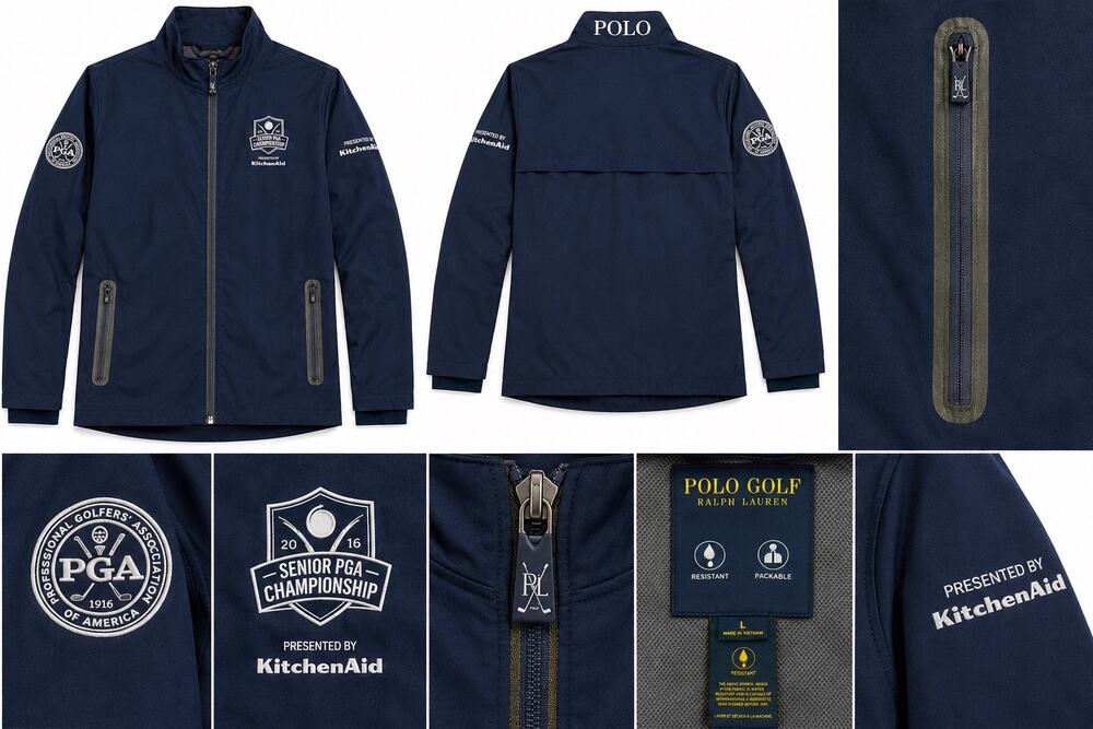 Polo Golf Ralph Lauren 2016 Senior PGA Packable Rain Jacket L